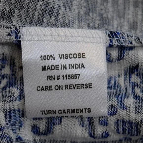 BEHIND THE SEAMS PAISLEY PRINT BOHO PEASANT TUNIC - Picture 9 of 9